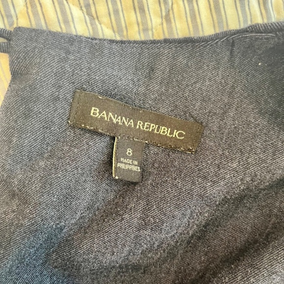 Banana Republic Ruffle Front Woolblend Lined Blouse, Sz 8 - Picture 3 of 5